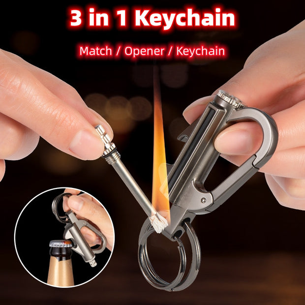 Creative Metal Keychain Lighters Gifts For Men