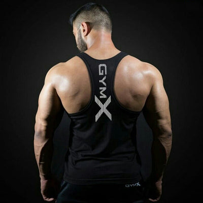 Loose Big Backless Breathable Wicking And Quick-Drying Fitness Vest Men