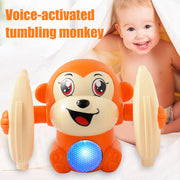 Baby Toys Electric Tumbling Monkey Light Music Puzzle Sound Tipping Monkey Kids Toys Early Educational Toys For Children Gifts