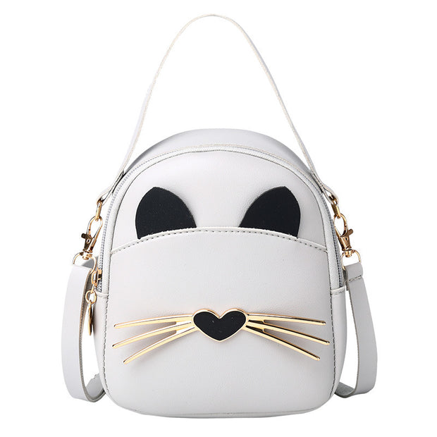 New  Ladies  Style Fun Cat Small Backpack