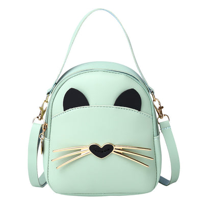 New  Ladies  Style Fun Cat Small Backpack