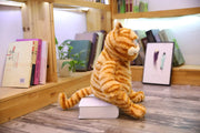 45cm Cute Fat Cat Stuffed  Garfield Doll Kawaii Soft Aniompany Baby Doll