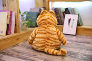 45cm Cute Fat Cat Stuffed  Garfield Doll Kawaii Soft Aniompany Baby Doll