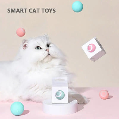 Smart Cat Toys Electric Cat And Dogs Ball Automatic Rolling Ball Cat Interactive Toys Pets Toy For Cats Indoor Playing Cat Accessories