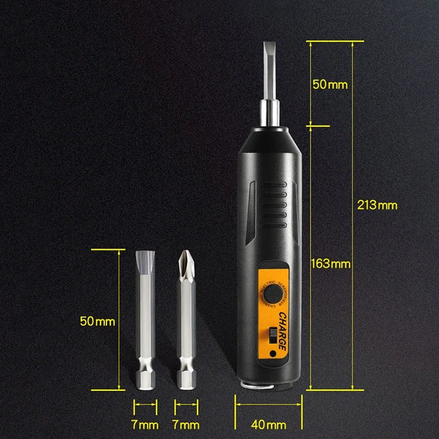 Household Rechargeable Mini Hand Drill Small Impact Driver Lithium Battery Tool Set Cordless Power Tools Screwdriver Electric