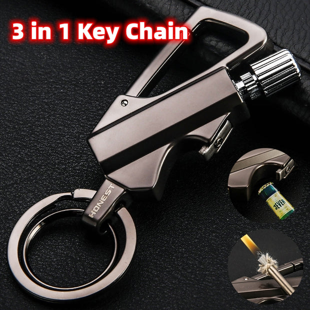 Creative Metal Keychain Lighters Gifts For Men