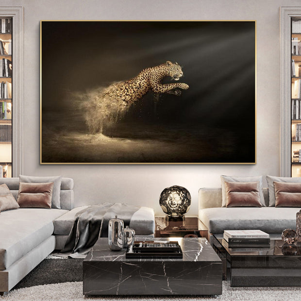 Living Room Decorated Canvas Painting
